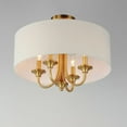 thumbnail image 3 of 10013OMNAB-Maxim Lighting-Bongo-Four Light Semi Flush Mount-18 Inches wide by 14.5 inches high-Natural Aged Brass Finish, 3 of 5