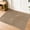 Brown Rainbow, variant on ORGOWEL Front Door Mat 3x5ft Non Slip Easy Jute Indoor Outdoor Entrance Doormat Washable Absorbent Low Profile Resist Dirt Inside Patio Porch Entryway Mat,Black
