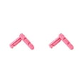 thumbnail image 2 of pitrice 1 Pair Brake Pad Wear-resistant Braking Fitting Wheel Stopper Wheels Stopping Clamp Replacing Parts Bikes Part for Replace Pink 2Set, 2 of 6