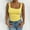 #8Yellow, variant on Byworldtasic Women's Sleeveless Square Neck Tank Top Ruched Slim Fit Basic Vest Tops