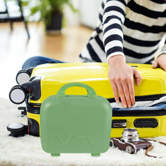 MLINS Zipper Suitcase Travel 29.00X22.00X14.00CM Light Green