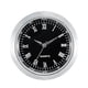 thumbnail image 5 of Inserto de reloj redondo para dormitorio, sala de estar, hardware, oficina, hogar, manualidades, reloj marco plateado negro, 5 of 9