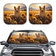 thumbnail image 2 of Fotbe Pastoral Sunflower Corgi Juego de 2 Piezas de Parasoles para Parabrisas | Bloqueador Solar para Auto | Accesorios Plegables para Protección Solar Interior-Small, 2 of 6