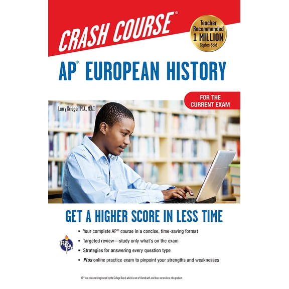 Pre-Owned Ap(r) European History Crash Course, Book   Online: Get a Higher Score in Less Time (Paperback) 0738612707 9780738612706