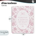 thumbnail image 4 of Stupell Industries French Country Forever and Always Pink Florals Canvas Art, 16 x 20, by Cherrywood Lane, 4 of 8