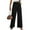 Black, variant on uublik Wide Leg Yoga Pants for Women Gray Business Casual Palazzo Pants High Waisted Flowy Dressy Trousers with Pockets