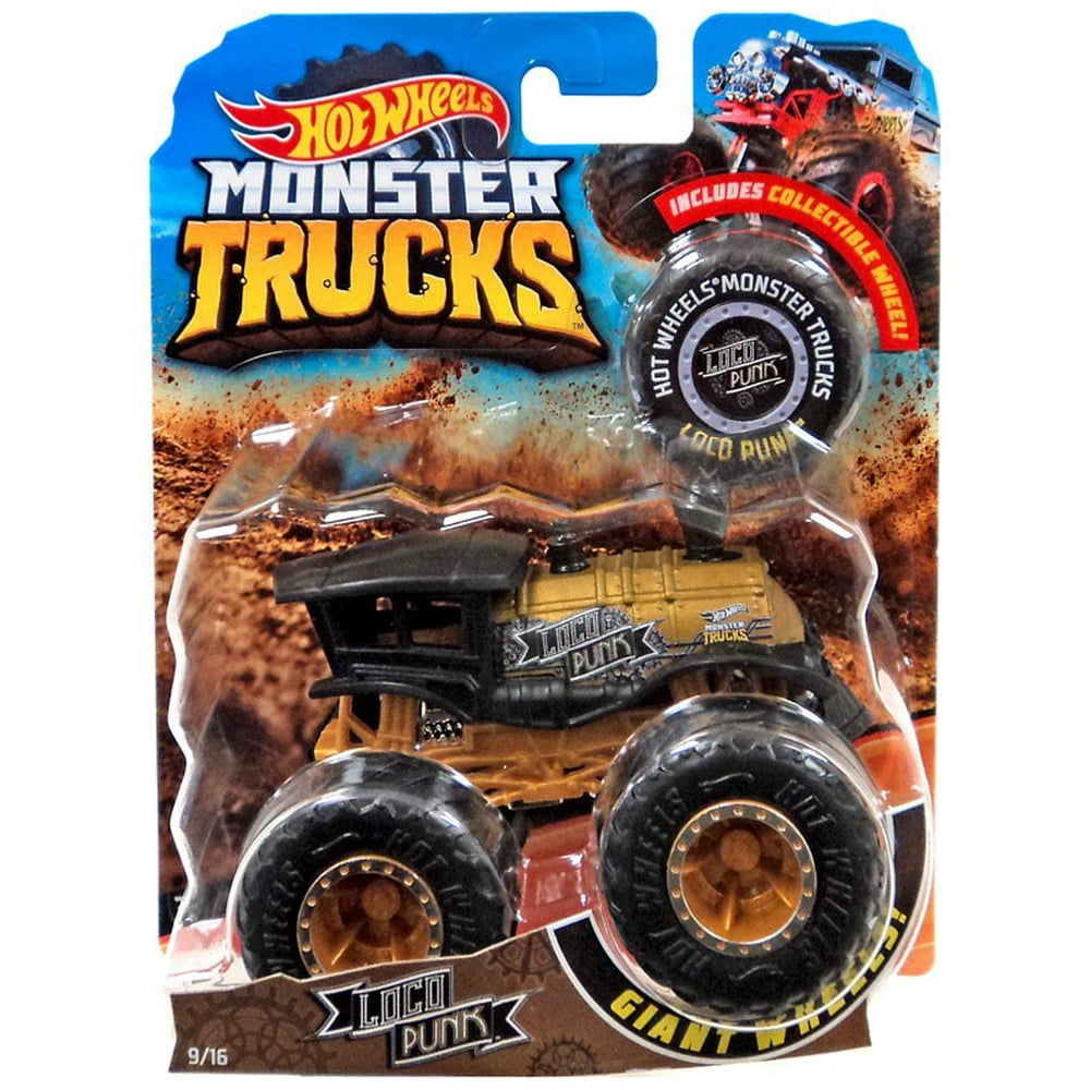 Hot Wheels Monster Trucks Loco Punk Die-Cast Car - Walmart.com - Walmart.com