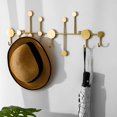 thumbnail image 2 of Gancho para ropa CHAO Perchero de pared Hierro forjado Dorado, 2 of 5