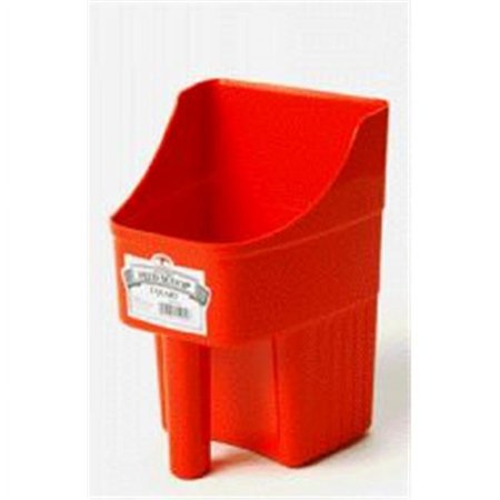 UPC: 0084369150408 | Little Giant 150408 Enclosed Feed Scoop  Durable Plastic  Red  3 Quart