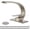 Brushed Nickel, variant on Matte Black Bathroom Sink Faucet, Design Single Handle Single Hole Brass Lavatory  Faucet,Basin Mixer Tap with  Hose and Pop Up Drain Assembly