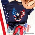 thumbnail image 6 of Bald Eagle American Flag T-Shirt, Patriotic Freedom Tee, 6 of 6