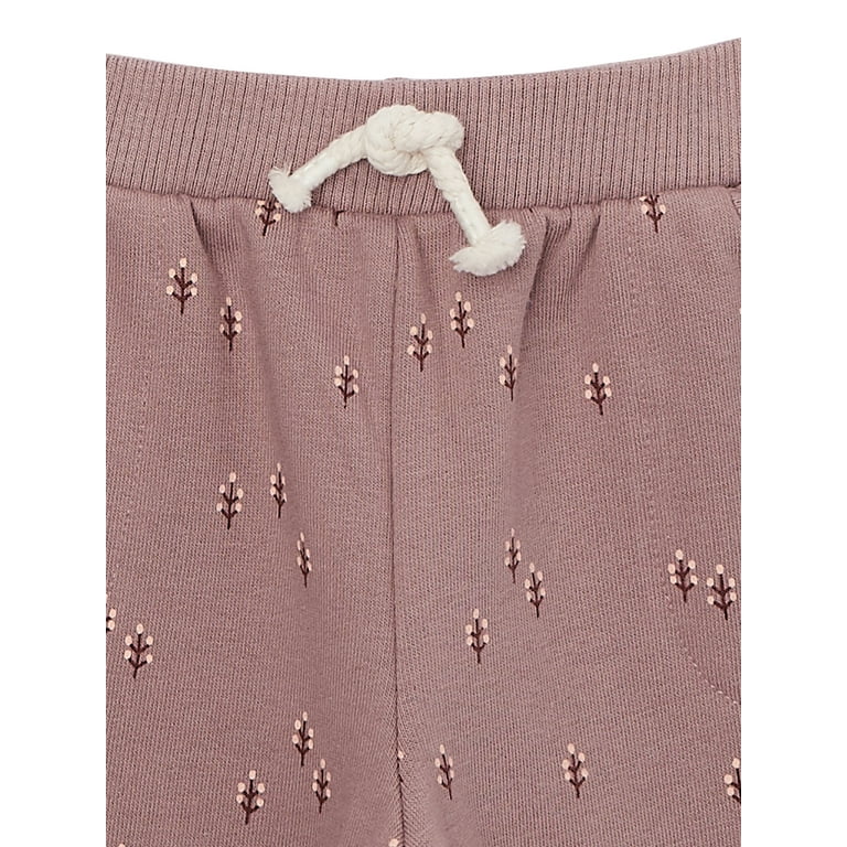 LIGHT BROWN RELAXED FIT PANTS IN FRENCH TERRY, CHILD LIGHT BROWN RELAXED FIT PANTS IN FRENCH TERRY, CHILD