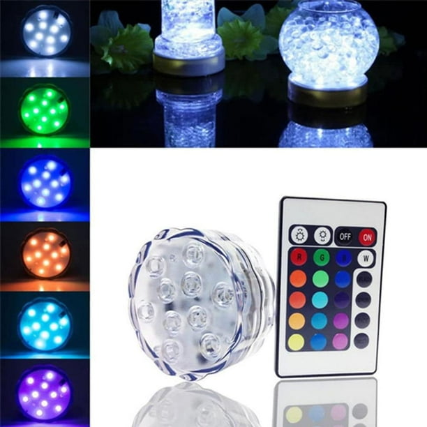 Underwater Pool Lights, IP68 Waterproof Submersible LED Pond Lights