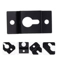 thumbnail image 2 of Miangastore 20pcs Iron Keyhole Speaker Hangers Heavy Duty Shelf Brackets Picture Frame Hooks, 2 of 8
