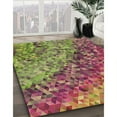 thumbnail image 3 of Ahgly Company Machine Washable Indoor Rectangle Transitional Green Area Rugs, 6' x 9', 3 of 7