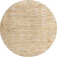 thumbnail image 1 of Ahgly Company Machine Washable Indoor Round Abstract Deep Peach Orange Area Rugs, 7' Round, 1 of 7