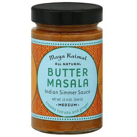 Maya Kaimal Butter Masala Indian Simmer Sauce, 12.5 oz, (Pack of