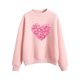 thumbnail image 4 of Moda mujer Casual impresión suelta manga larga señoras sudaderas Tops Pompotops gfhjh2296, 4 of 5