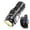 Black, variant on 3-LED Rechargeable Flashlight Eye Lens Super Bright Pocket Torch 5-Mode USB-C Heavy Duty Flashlight for Outdoor Camping, Hiking, Daily Use