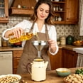 thumbnail image 4 of Outdor Stainless Steel Funnel With – Reusable Fine Mesh For Home & Kitchen, 4 of 5