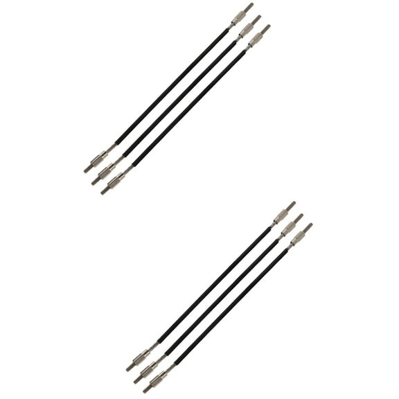 6 Pcs 4/4 Violin Tail Cords Replacement Strings for Violin Tailpiece Musical Instrument Parts Accessories