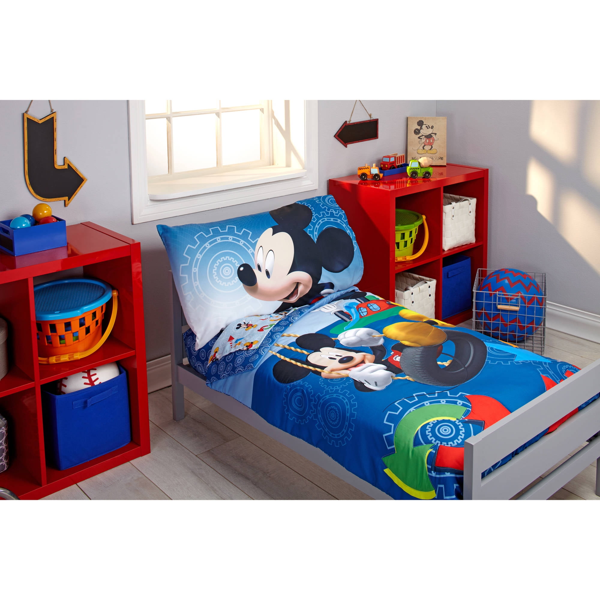 mickey mouse toddler bed replacement stickers