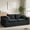 Black, variant on 79" Convertible Sleeper Sofa Bed, 4-in-1 Folding Corduroy Floor Couch Futon, High Backrest, Black