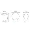 thumbnail image 7 of Coffee Table 60cm Round Table Small Coffee Table Simple Modern Home Side Table Leisure Iron Art Photo Round Dining Table, 7 of 7