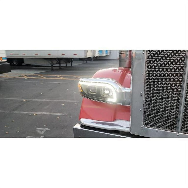 United Pacific Blackout Headlight For 2008+ Peterbilt 388