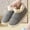 Gray, variant on Womens House Shoes Puff Collar Closed Back Slip On Cotton Shoes Slippers Indoor&Outdoor Fall Winter