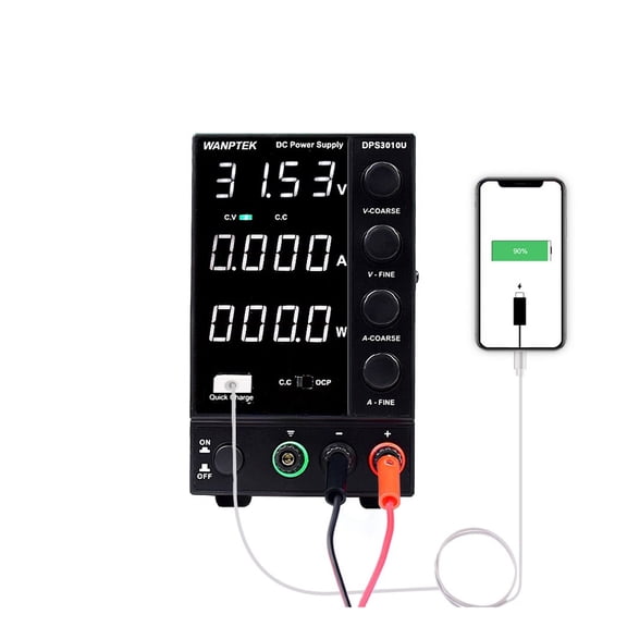 DPS3010U 30V 10A 300W Laboratory Switching Dc Power Supply 4 Digits USB Adjustable Bench Power Supply DIY ,Low-loss