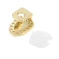 thumbnail image 4 of Unique Bargains Teeth Grillz Set Hip Hop Teeth with Tweezers Teeth Grillz for Halloween Party Hip Hop Show Gold Tone, 4 of 7
