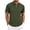 Green, variant on Ymyiu Mens Polo Knit Polo Shirts for Men Short Sleeve V Neck Polo Lightweight Summer Casual Textured Polo Shirts Size S(Navy, S)