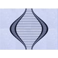 thumbnail image 1 of Ahgly Company Machine Washable Indoor Rectangle Transitional Lavender Blue Area Rugs, 6' x 9', 1 of 7