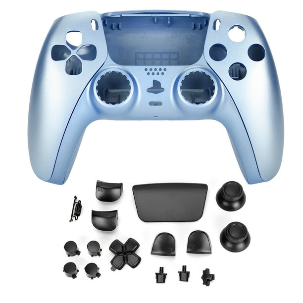 Botón de repuesto para mando, carcasa de repuesto, accesorios de bricolaje para mando de PS5, azul