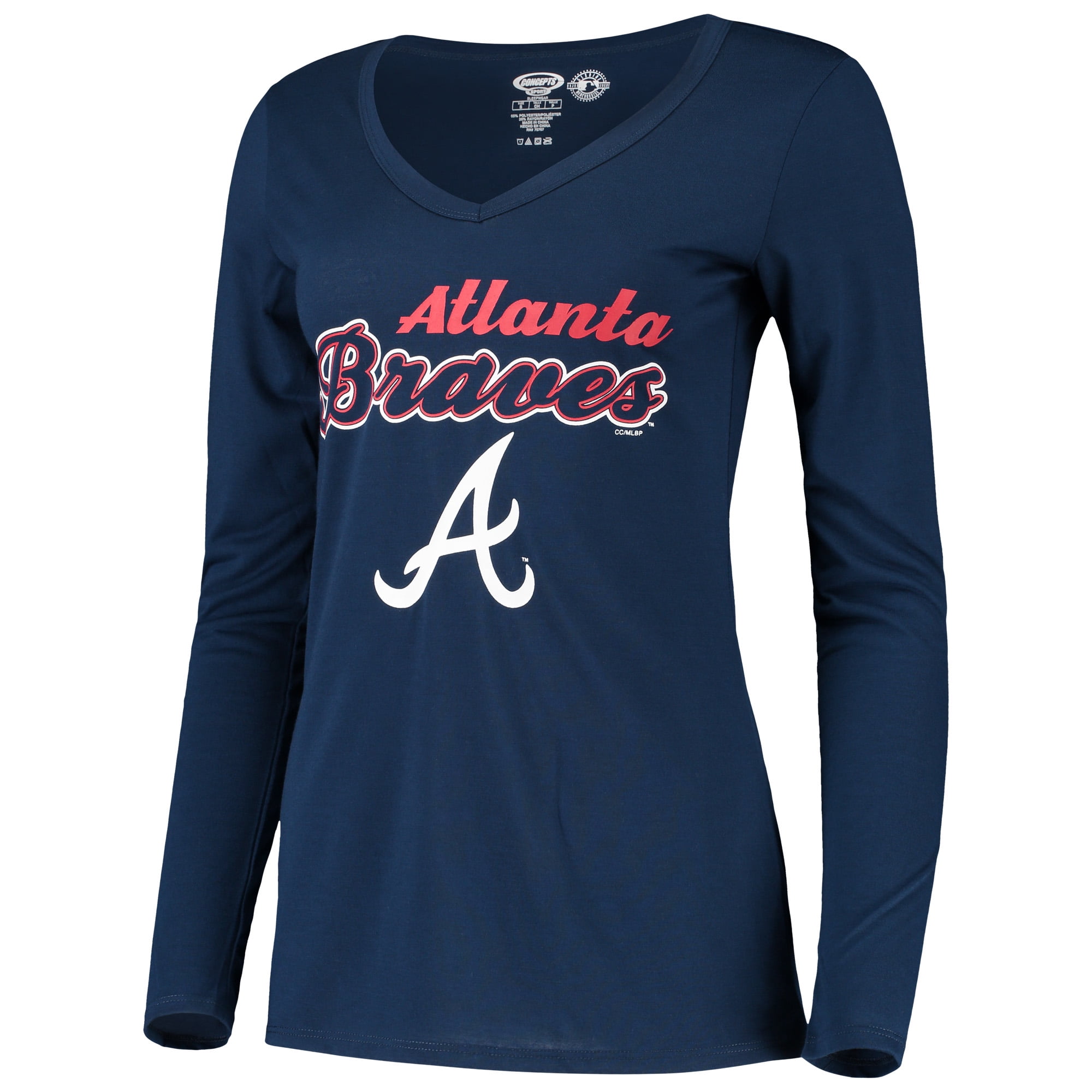 atlanta braves t shirt womens