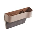 thumbnail image 3 of Organizador para espacio de asiento de coche, caja de almacenamiento con portavasos, organizador entre asientos, accesorios de Interior de coche, orga marrón, 3 of 8