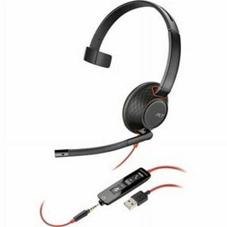 Poly Blackwire 5210 Monaural USB-A Headset TAA (Bulk)