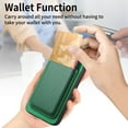 thumbnail image 4 of Allytech 2 in 1 Detachable Wallet Case for Samsung Galaxy S23, [Thin & Light] [Compatible with MagSafe] Luxury PU Leather Card Holder Soft Bumper Shockproof Anti-Scratch Magnetic Case, Green, 4 of 11