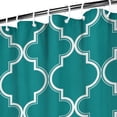 thumbnail image 3 of Boho Floral Shower Curtain 72x72 Inches - Tropical Leaves, Vintage Botanical Print, Waterproof Fabric for Chic Bathroom Decor, Modern Farmhouse & Bohemian Style, 3 of 5