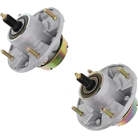 OakTen Lawn Mower Deck Spindle Assembly for AM144377 fits John Deere 48 inch X475 X485 X495 X575 X585 X595