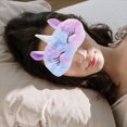 thumbnail image 2 of TEHAUX 3 Pcs Patchs pour les Yeux Réutilisables en Tissu Peluche pour Voyage Femmes Adultes, 2 of 8