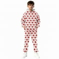 thumbnail image 3 of PINQI Boys 2 Piece Cotton Hoodies Christmas Clothes Youth Kids Pullover Hoodie Sweatshirts Joggers Pants Sweatsuits, 3 of 8
