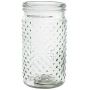Unbranded Clear Hobnail Glass Vase
