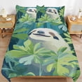 thumbnail image 2 of Sloth Bedding Sets Twin Duvet Cover 3 Piece Cute Bed Set for Boys Girls Kid, 2 of 6