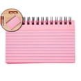thumbnail image 1 of Dvruxg Colorful Spiral Index Cards Flash Cards with Ring Lined Note Card Book Flashcards, Colored Ruled Card Pad Index Note Books Notecards, 1 of 5