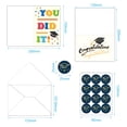 thumbnail image 2 of Graduation Cards Bulk, Congrats Card Set with Envelopes & Seals, 24-Pack, 2 of 8