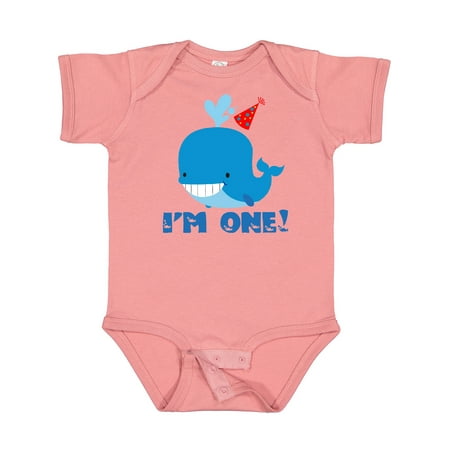 

Inktastic Whale 1st Birthday Gift Baby Boy or Baby Girl Bodysuit