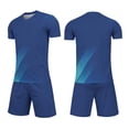 thumbnail image 2 of ATOGUTA Boys Soccer Jersey Set 2 Piece Short Sleeve Soccer Jersey Kids Shirt and Boys Soccer Shorts Youth Activewear Set Size 4T-14, Navy, 2 of 8