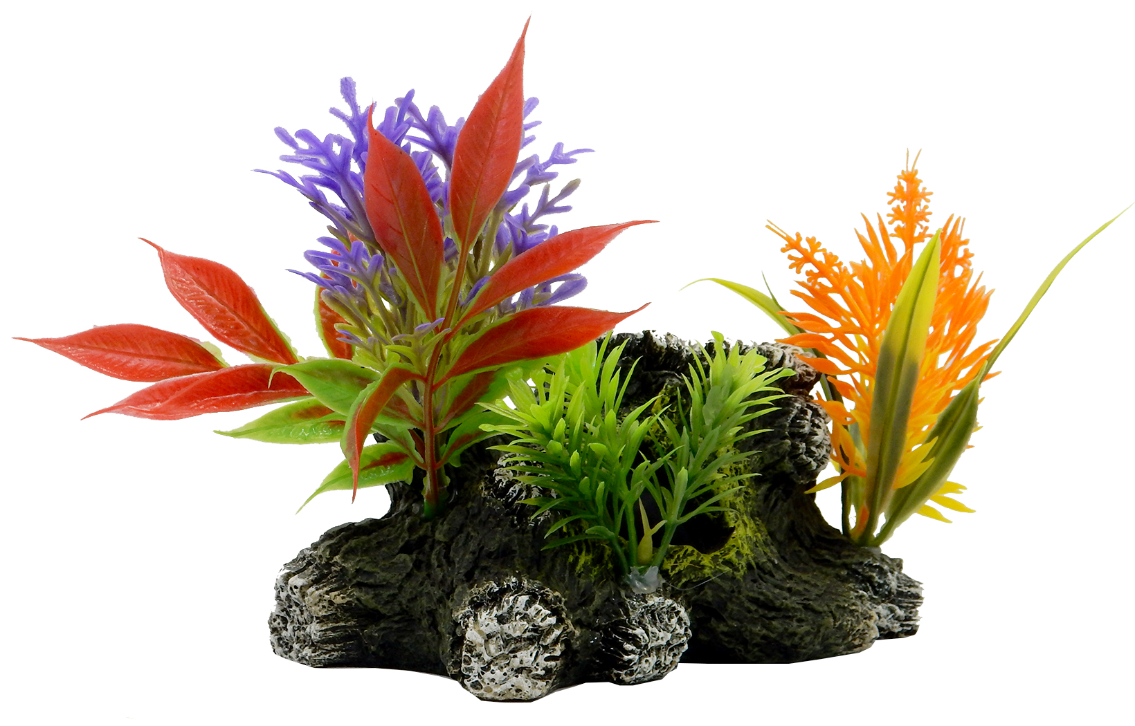 Aqua Culture Medium Wood-Look Aquarium Ornament, Multicolor